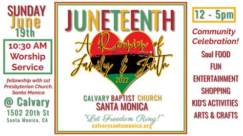 Juneteenth church service