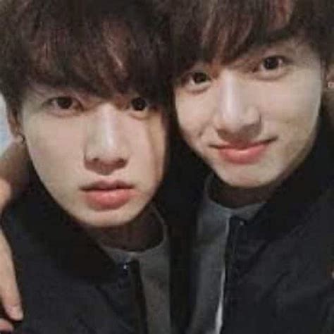 Jungkook and his brother in Indonesia