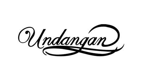 Kaligrafi Undangan