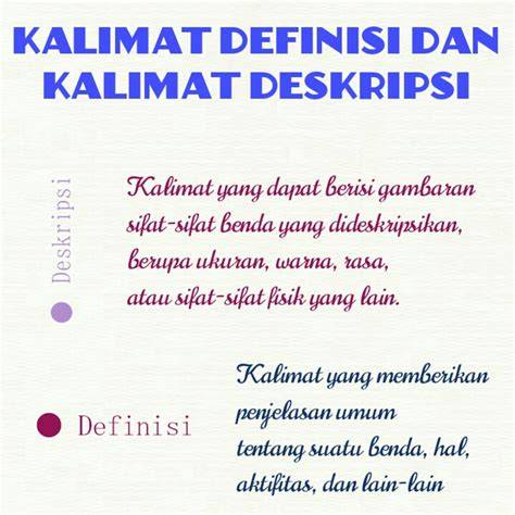 Kalimat Definisi