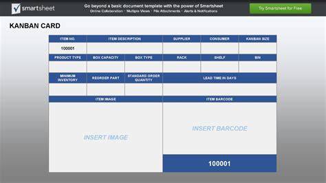 Kanban Cards Template