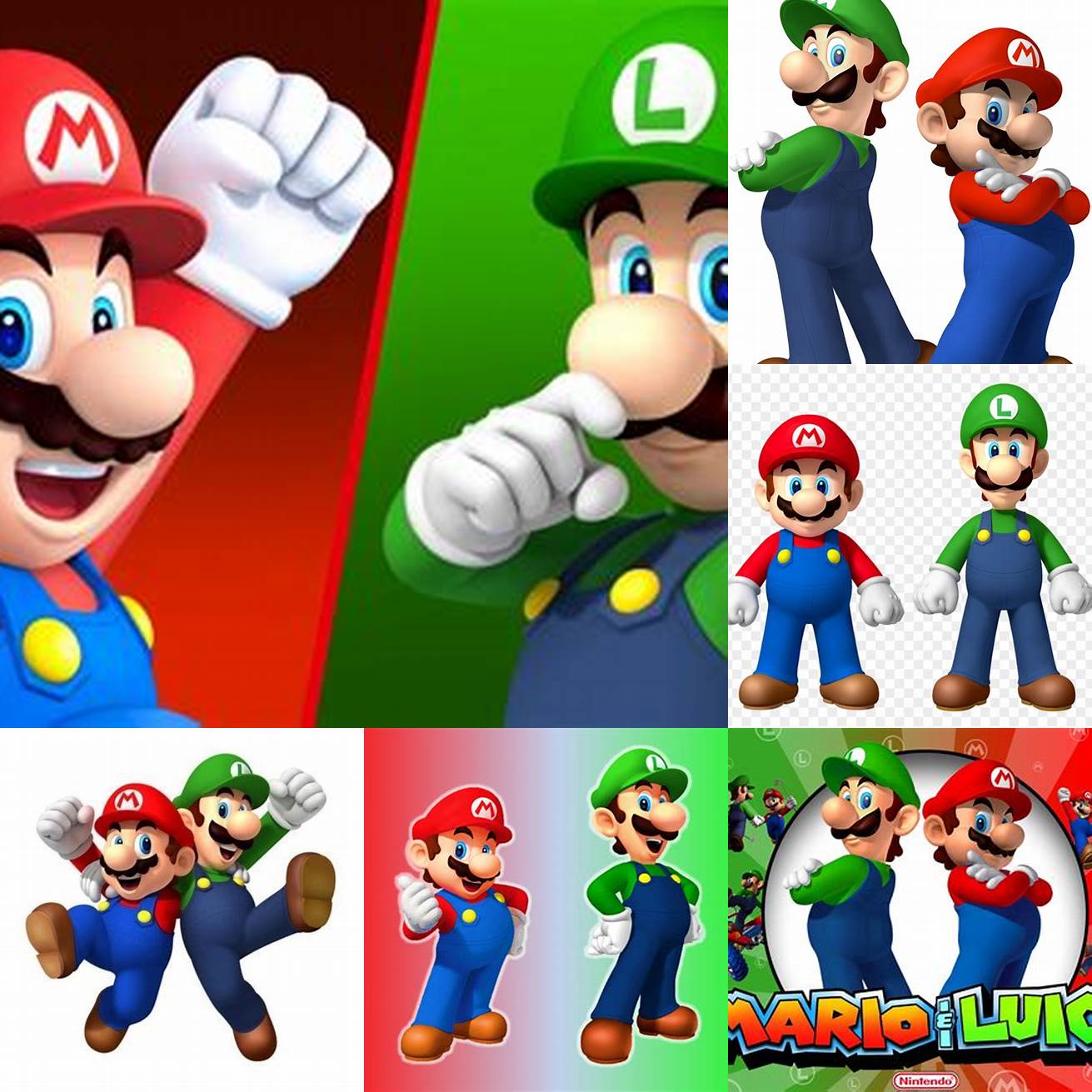 Karakter Mario dan Luigi
