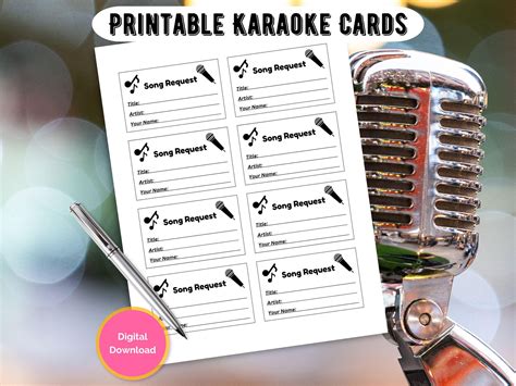 Karaoke Printable
