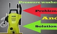 Karcher Pressure Washer Electric Troubleshooting
