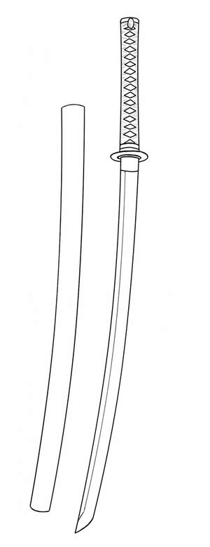 Katana Sword Template