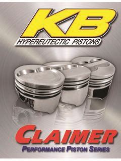 Kb Pistons Catalog