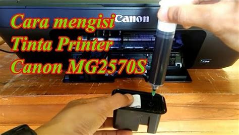 Keberhasilan Instalasi Tinta Infus pada Printer Canon MG2570
