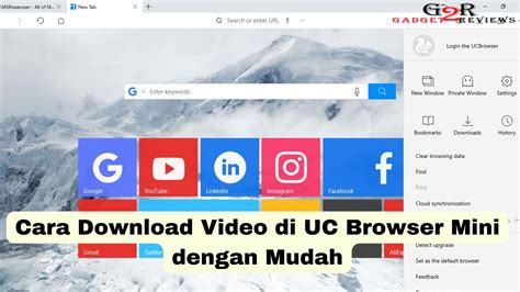Kecepatan Browsing UC Mini