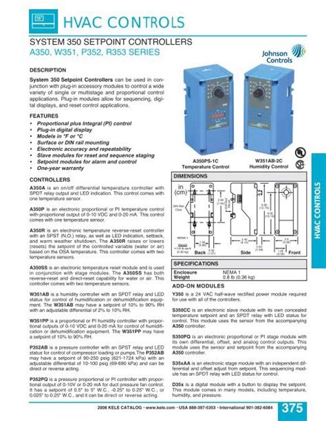 Kele Controls Catalog