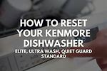 Kenmore Elite Dishwasher Reset Code