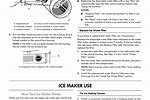 Kenmore Ice Maker Installation Instruction