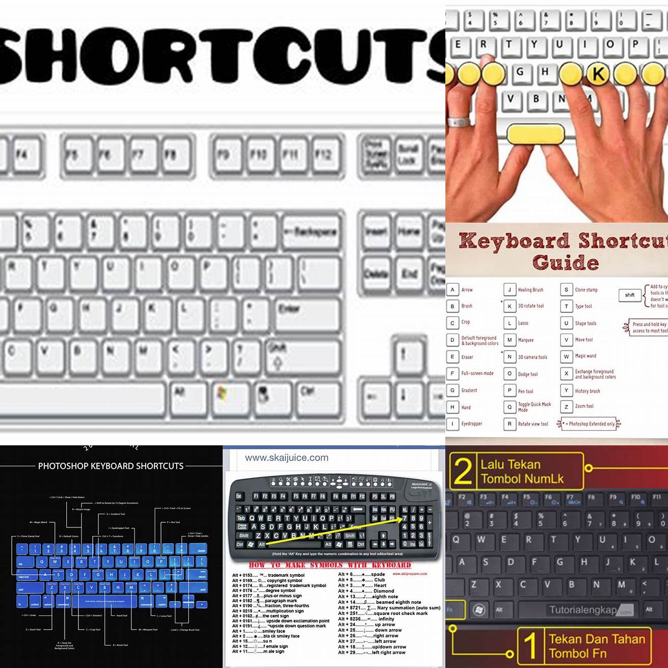 Ketiga atur shortcut keyboard