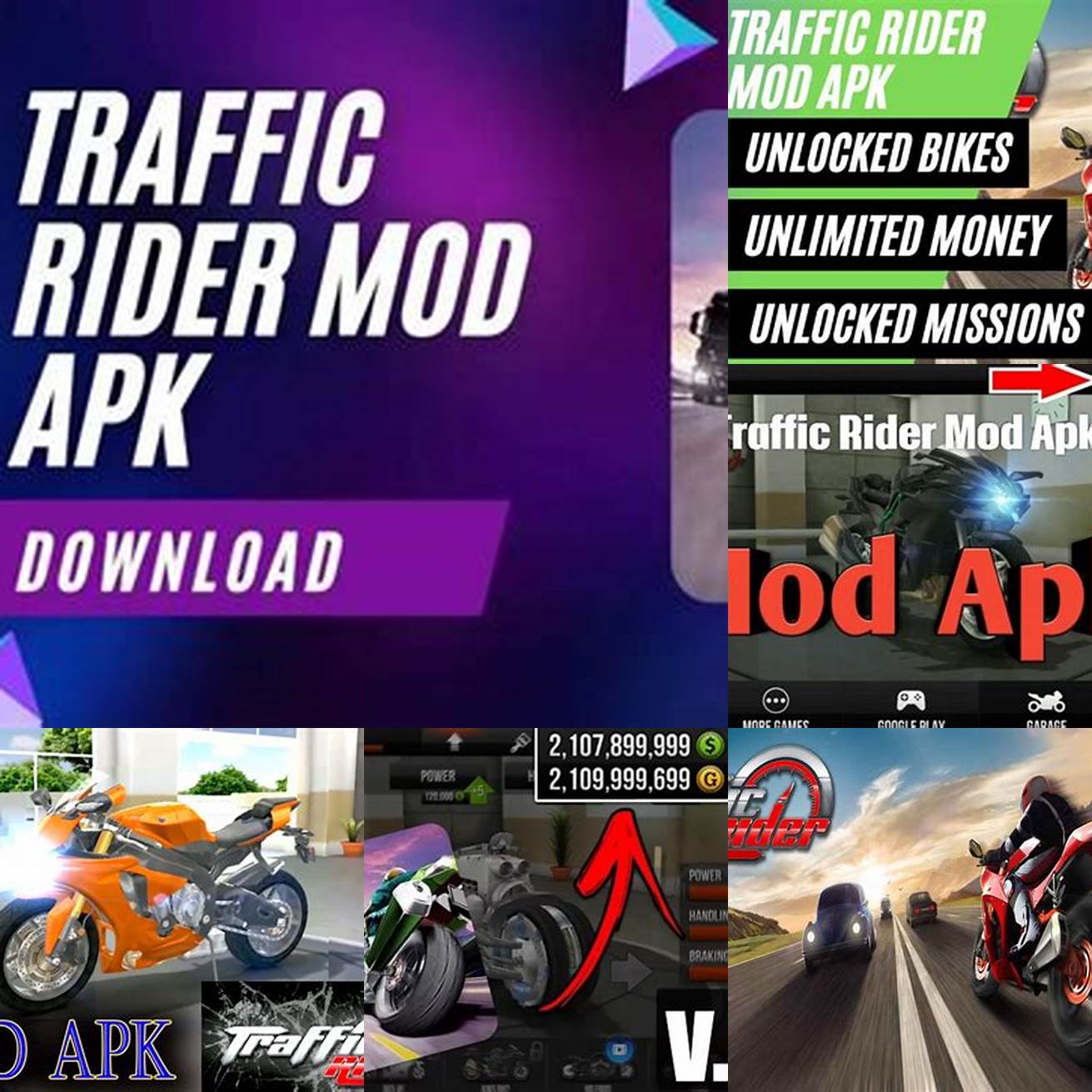 Ketiga instal APK Traffic Rider Mod pada perangkatmu