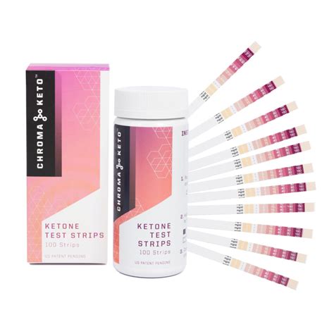 Ketosis Strips Color Chart