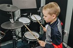 Kids Play Rush Drums