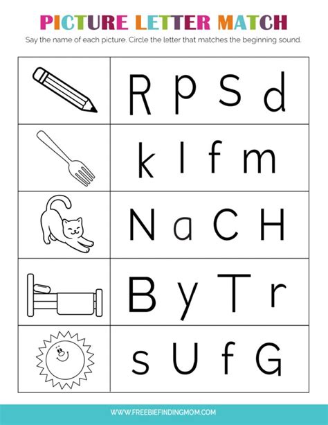 Kindergarten Printable Worksheet