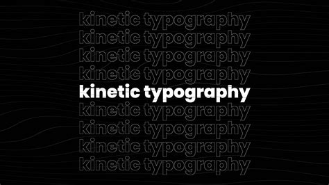 Kinetic Text Templates