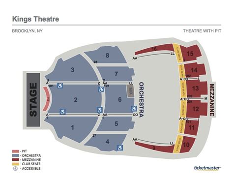 Kings Theater Brooklyn Seating Chart