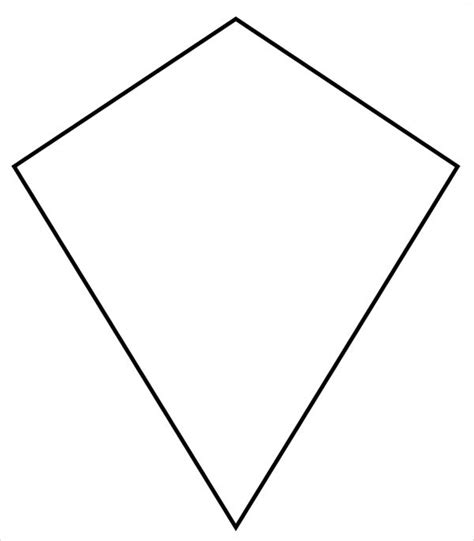 Kite Outline Printable