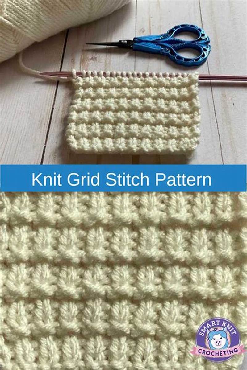 Knit Grid Pattern