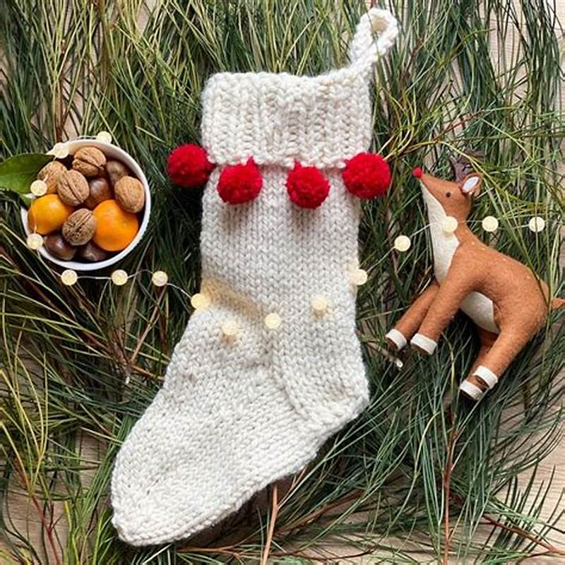 Knit Pattern Stocking