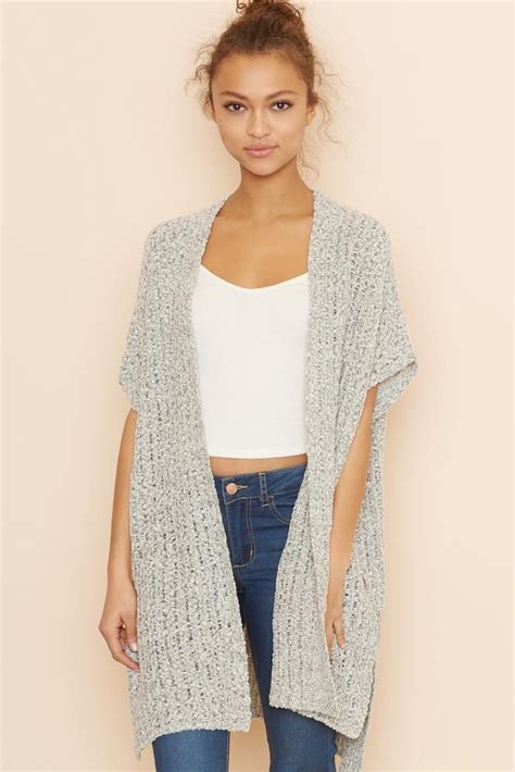 Knitted Long Vest Pattern