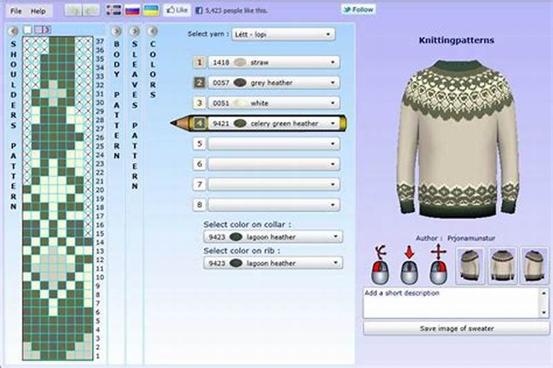 Knitting Machine Pattern Generator
