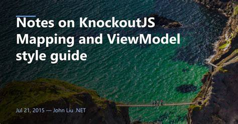 KnockOutJS - Multiple ViewModels in a single View
