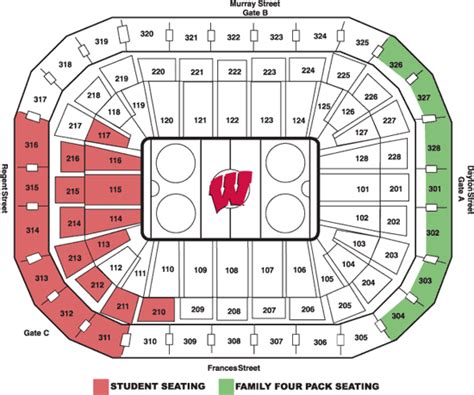 Kohl Center Seating Chart With Rows