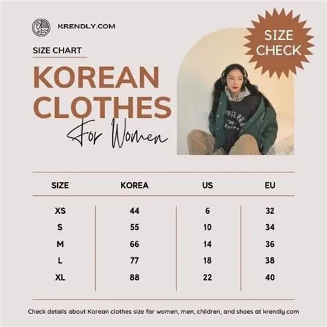 Korean Sizing Chart