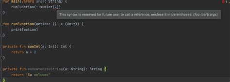Kotlin how to pass a function as parameter to another