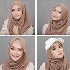 Kreasi Hijab Pashmina Model Dua Lapis untuk Wisuda