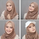 Kreasi Hijab Pashmina Model Segitiga untuk Wisuda