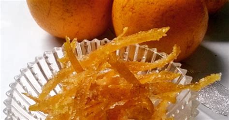 Kulit jeruk untuk manisan