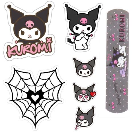Kuromi Stickers Printable