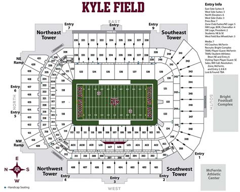 Kyle Field Seating Chart With Rows