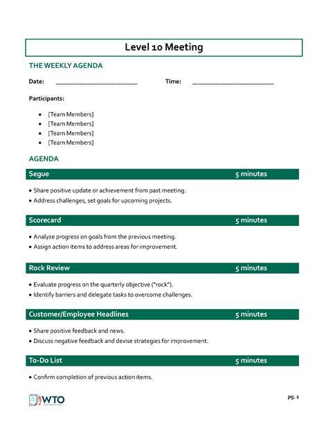 L10 Meeting Template