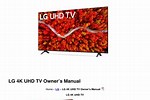 LG 4.3 4K UHD TV Manual