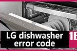 LG Dishwasher IE Code