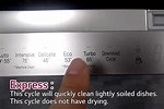 LG Dishwasher Settings