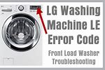 LG Front Load Washer Troubleshooting