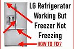 LG Refrigerator Not Freezing