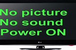 LG TV Turns On No Pictuire No Sound