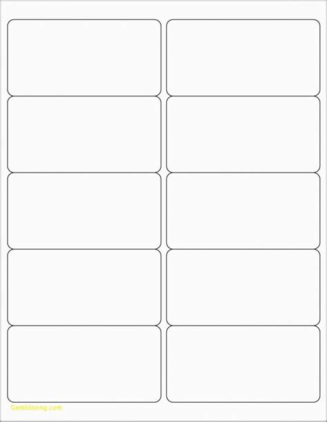 Label Templates For Word