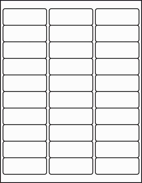 Label Word Template