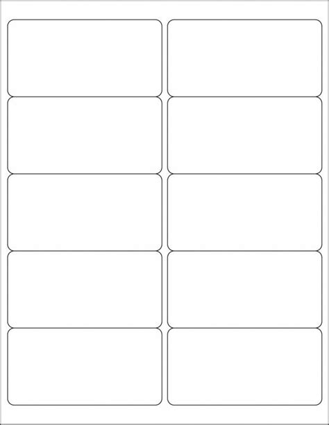 Labels Word Template