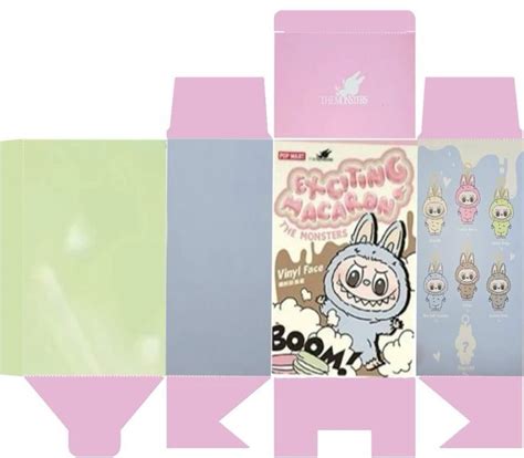 Labubu Box Template
