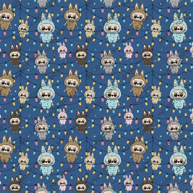 Labubu Seamless Pattern