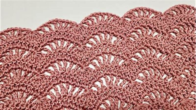 Lacy Shell Stitch Crochet Pattern