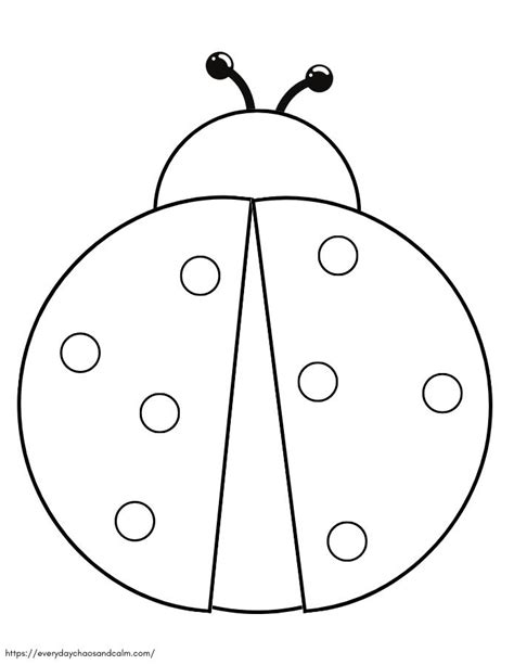 Lady Bug Template